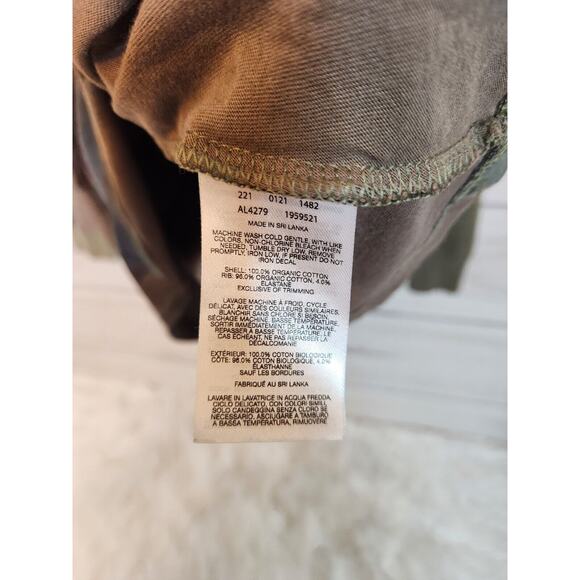 Columbia Men's Green Park Long Sleeve Color Block Camouflage T-Shirt Size M - Picture 4 of 6